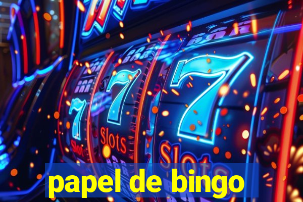 papel de bingo